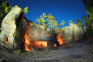 Rocks Dobush night