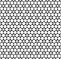 Vector seamless texture. Modern abstract background. Monochrome pattern of geometric shapes.