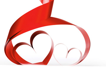 Ribbon hearts