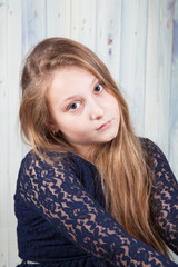 Fototapeta premium 10 year old girl