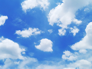 Obraz na płótnie Canvas Cloud blue sky.