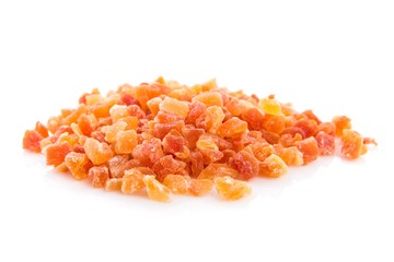 Natural dried papaya