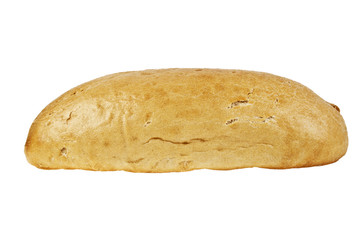 Bread on a white background