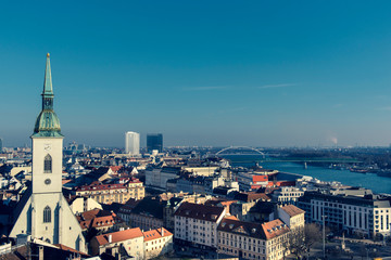 Fototapeta premium Landscape of Bratislava