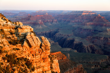 Fototapeta na wymiar Grand Canyon hiking around national park arazonia Unesco