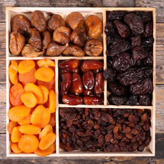 assorted dried fruit