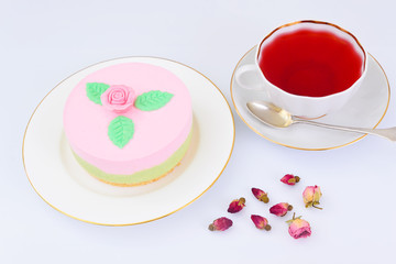 Raspberry Cheesecake Pistachio Nut on Sand-Based