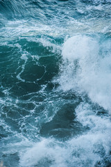 Obraz na płótnie Canvas Sea waves during a storm