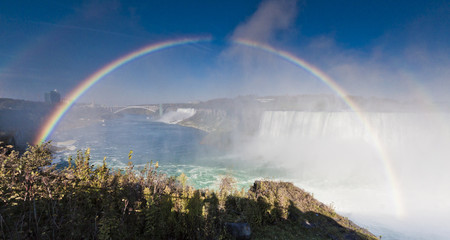 Rainbow over Niagara Falls 