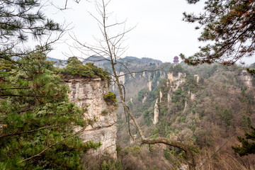 Zhangjiajie natural scenery in China