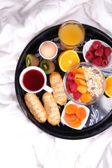 breakfast on bed