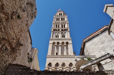  The ancient Palace of Diocletian in Split, Croatia