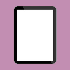 Computer tablet with template screen