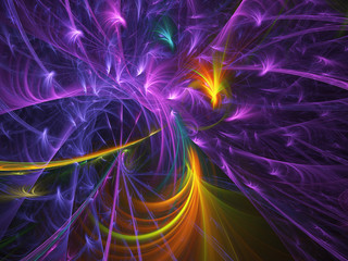 Abstract fractal background