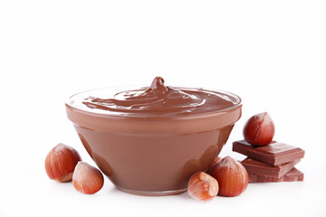 nutella, chocolate spread