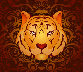 Tiger as symbol for year 2010