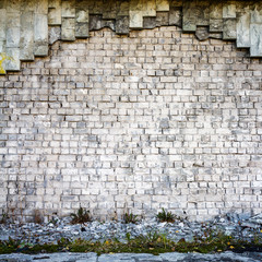 White brick wall