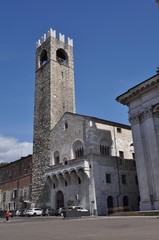 Fototapeta na wymiar Town Hall of Brescia