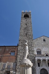 Fototapeta na wymiar Town Hall of Brescia