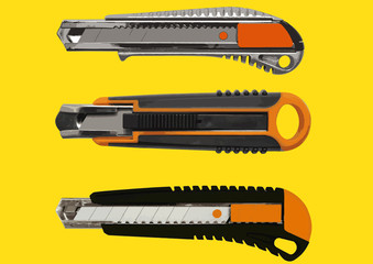 cutter, utility knife theme element