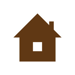 home icon, brown icon. eps 10