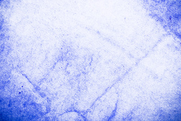 Obraz premium Grunge blue stained paper frame texture.
