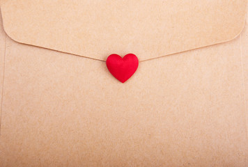 Envelope with heart