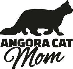 Angora cat Mom