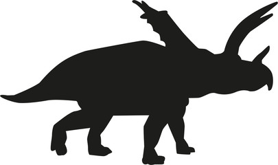 Dinosaur pentaceratops triceratops