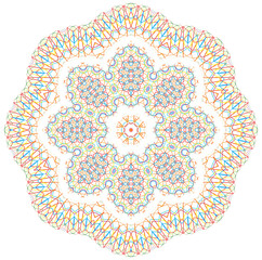 Abstract color shape