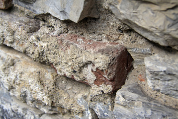 Old stone bricks texture