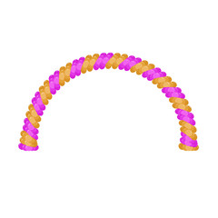 Balloon arches vector