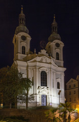 Fototapeta na wymiar Church of St. Mary Magdalene,Karlovy Vary