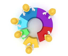 3D Männchen Diagramm