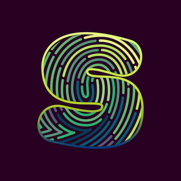S letter line logo.