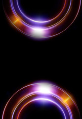 Abstract background and color circle effect, color background.