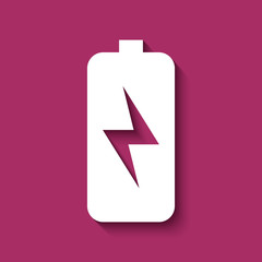 Obraz premium Logo pile. Batteries.