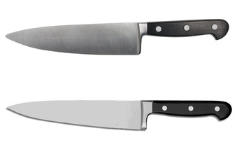 Knife on a white background.Vector