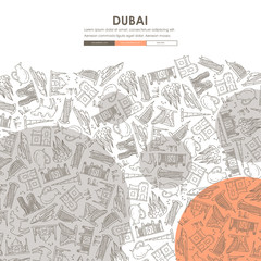 Dubai Doodle Website Template Design