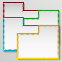 Color template for web design. Vector