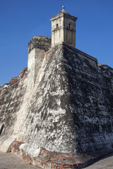 Fototapeta na wymiar Castillo de San Felipe - Cartagena de Indias