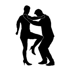 nss1 NewSilhouetteSymbol - German Selbstverteidigung - how to protect yourself from being attacked - g4151