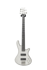 Naklejka premium The image of electric guitar under the white background