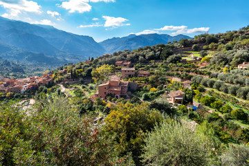 Blick auf die Landschaft von  Fornalutx - Mallorca