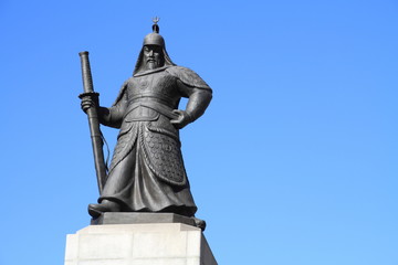 Fototapeta premium 李舜臣将軍像