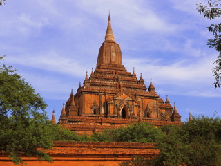 Sulemani temple, the most beautiful temple in Bagan