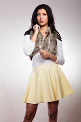 Portrait of fashion girl