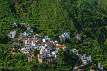 Village Taganana in Tenerife island - Canary Spain