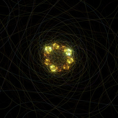 Abstract fractal background