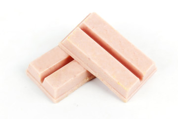 Strawberry chocolate wafer